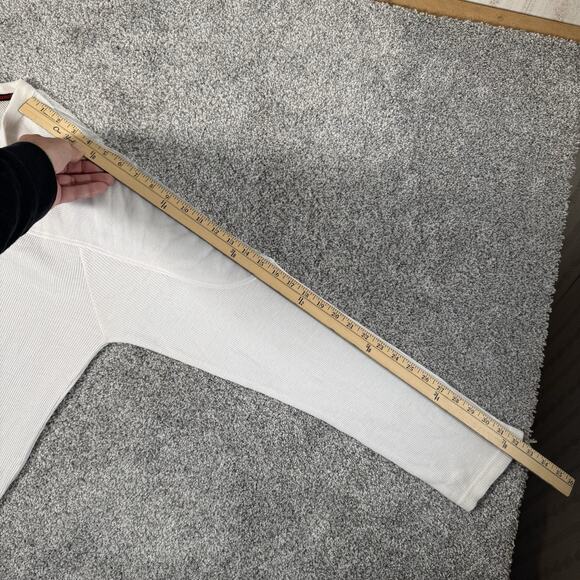 Cavi Waffle Knit Thermal Shirt 4XL Quarter Zip Streetwear Layering Hip Hop Urban - Picture 9 of 11